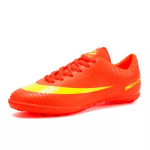 (Orange, UK 13Kids) Men Junior Boy Football Boots Ag/tf Soccer Training Shoes Sneaker Size