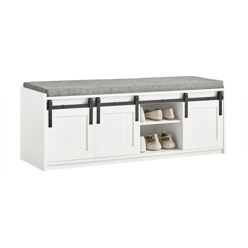 SoBuy FSR133-W, Hallway Storage Bench Shoe Bench Shoe Rack