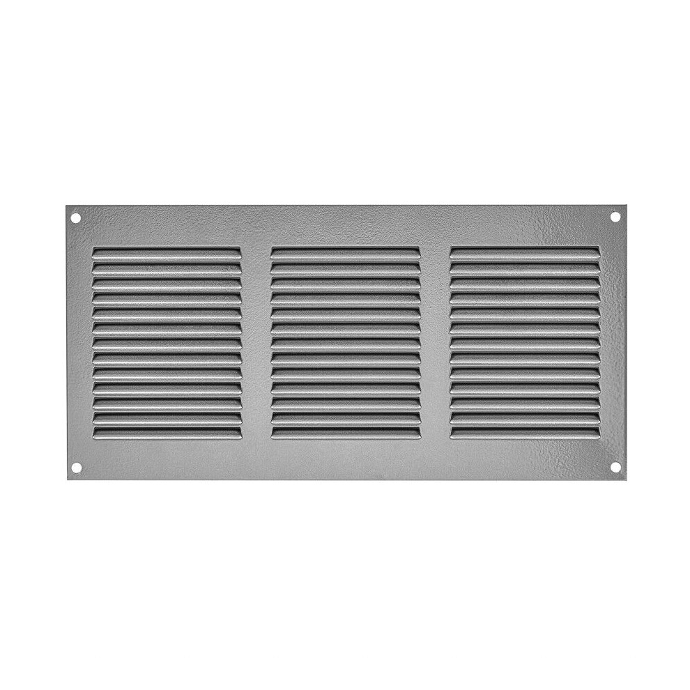 Silver Metal Air Vent Grille 300Mm X 150Mm 5056517969632
