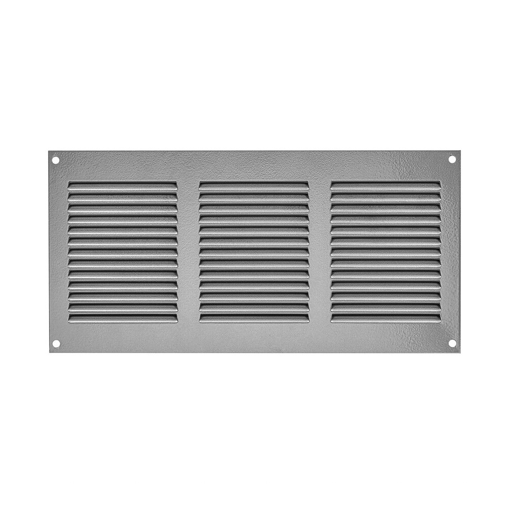 Silver Metal Air Vent Grille 300mm x 150mm