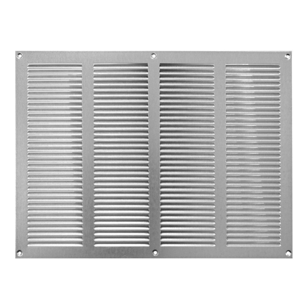 Galvanised Steel Air Vent Grille 400Mm X 300Mm 5056517970546