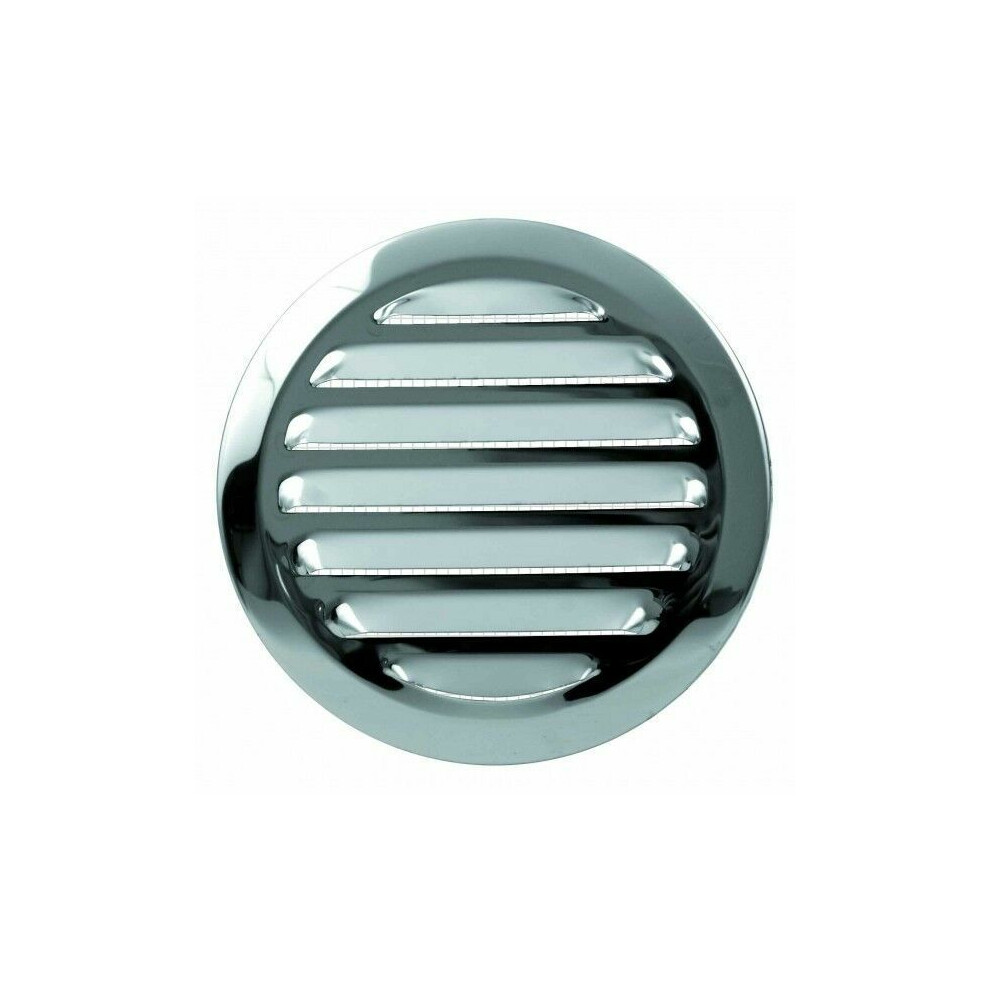 Stainless Steel 100Mm Circle Air Vent Grille 5056517970614