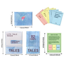 150 Life Story Interview Kit Cards Life Story Cards Tales Cards 150 Pcs Tales Card Deck Family Talking Cards Life Interview Kit