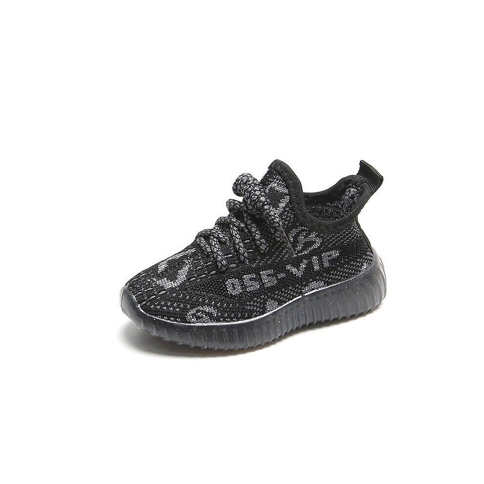 (Black, UK 1) KIDS BOYS GIRLS TRAINERS SPORTS SHOES RUNNING COMFY SCHOOL CASUAL SNEAKERS SIZE