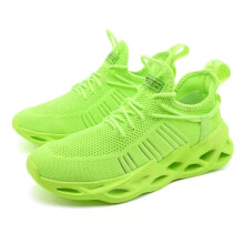 (UK8=EU42, Green) Fashion Mens Trainers Running Casual Sports Shoes Athletic Fitness Gym Sneakers.
