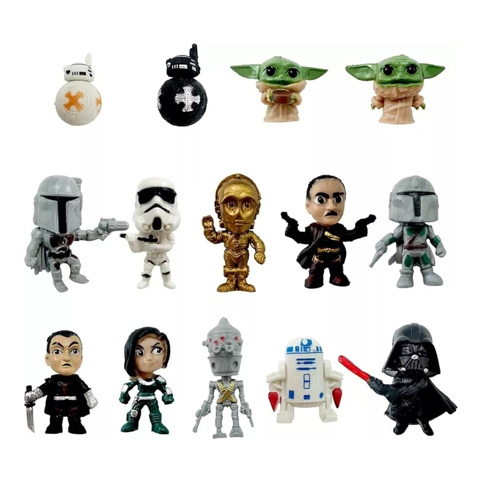 star wars Cake Topper Toys Figures Kids Birthday Cake Decoration obi wan