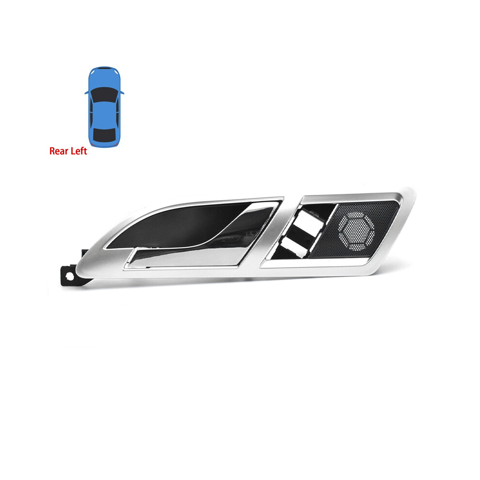 (Silver Rear Left) Car Inner Door Handle Inside Handle Internal Wrench Open The Door For-image-OPC-PDZ58NP-NEW