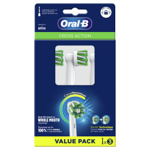 Oral B Cross Action Cap reîncărcat Periuță de dinți electrică cu peri de curățare profundă 3x