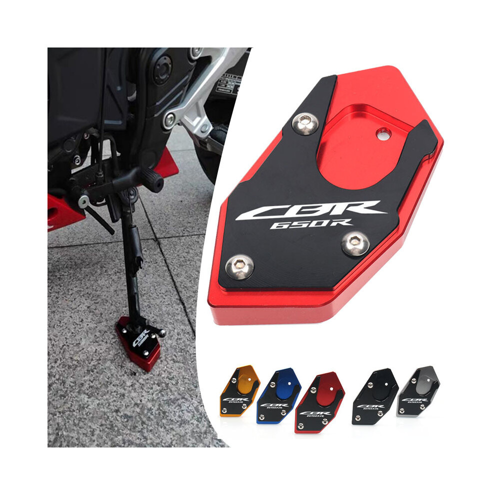 (CBR650R-Black) For HONDA CBR650R CB650R CBR650F CB650F Motorcycle CNC Kickstand Foot