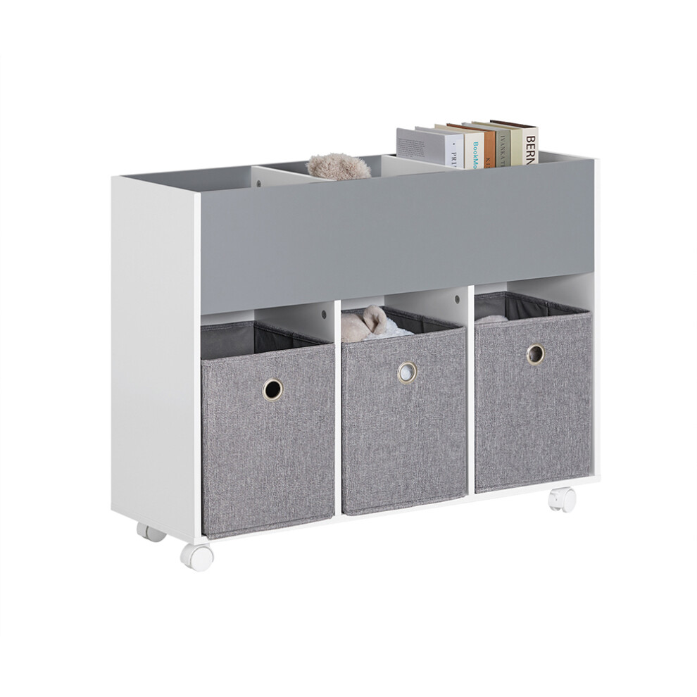 SoBuy KMB61-HG, Children Kids Bookcase Book Shelf Toy Shelf Storage