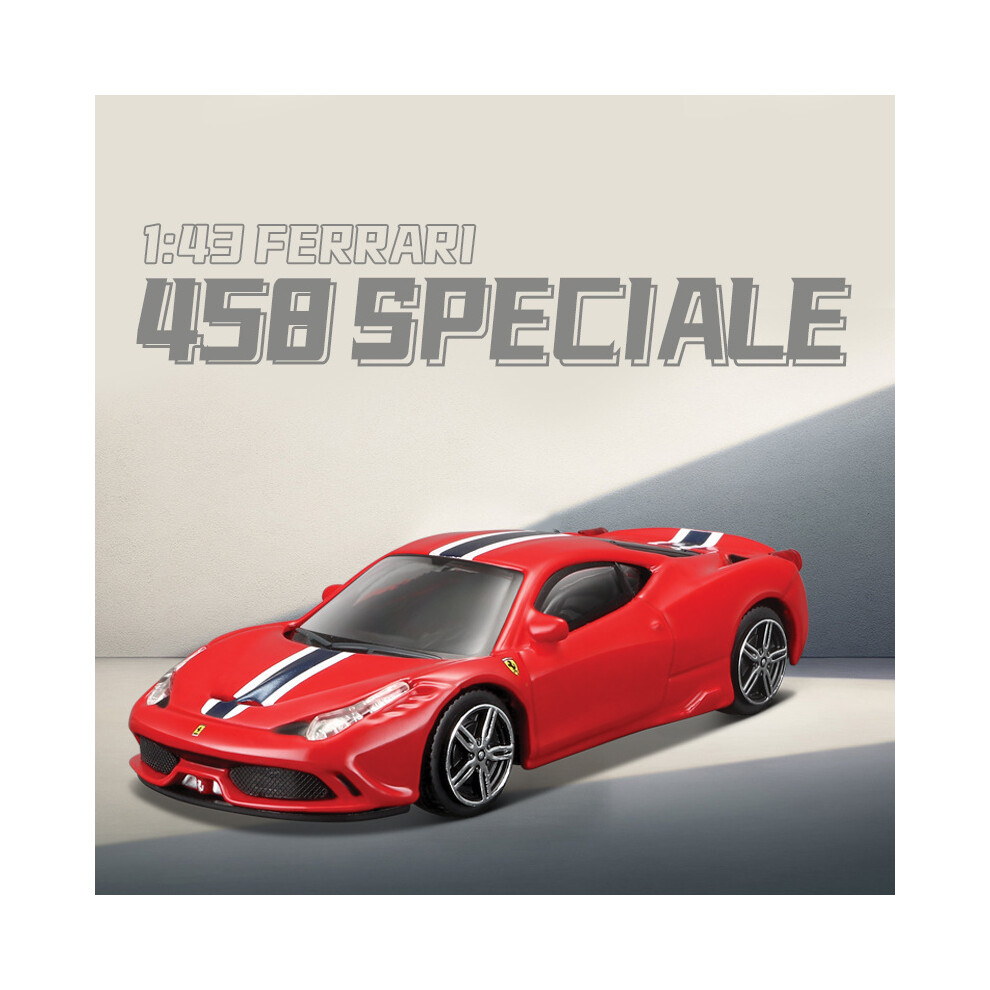 (458 SPECIAL) 1:43 Ferrari Alloy Car Model Ferrari Metal Car Model Diecasts Vehicles