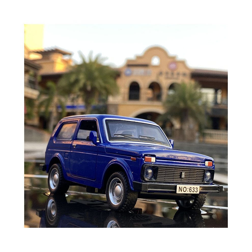 (Blue) 1:32 LADA NIVA Classic Car Alloy Car Diecasts & Toy Vehicles Metal Toy-image-OPC-PDZ5ZMY-NEW