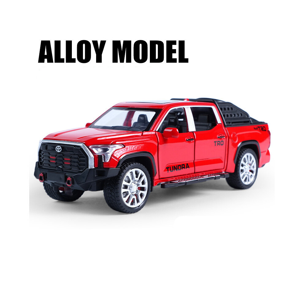 (Red) 1/32 Tundra Alloy Pickup Car Model Diecast Metal Toy Off-Road Vehicles-image-OPC-PDZ5ZPG-NEW