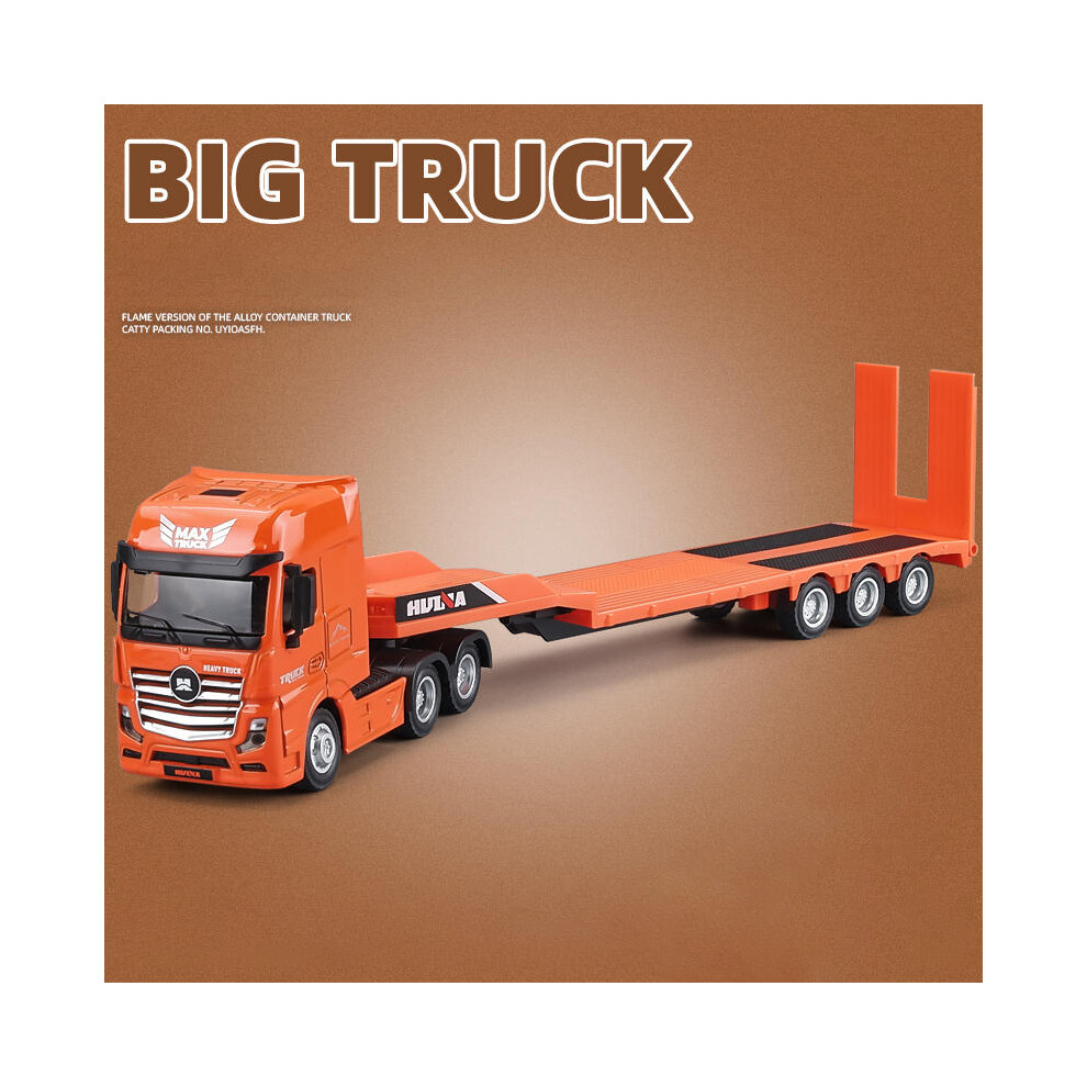 (2) 1/50 Diecast Alloy Truck Toy Fuel Tank Car Car Model Removable Engineering-image-OPC-PDZ62B6-NEW