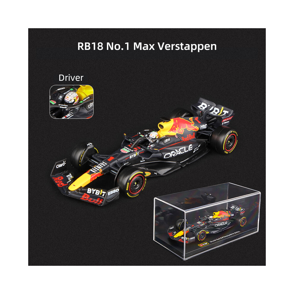 (No.1 Verstappen 2022) 1:43 F1 2022 Champion Verstappen Red Bull Racing RB18 Perez Formula 1-image-OPC-PDZ62H7-NEW