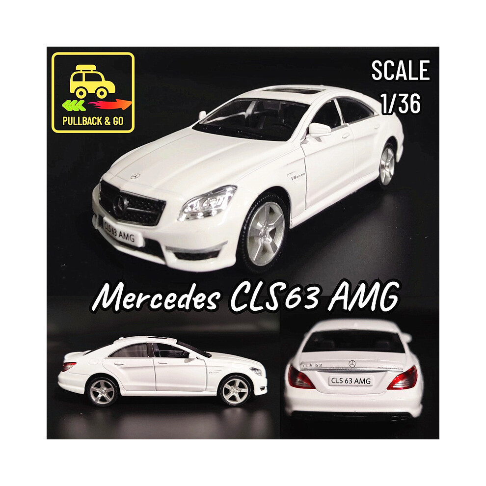 (Mercedes CLS63 AMG) 1:36 Car Model Ford Mustang 2015 Scale Metal Diecast Replica Home Office-image-OPC-PDZ655Z-NEW