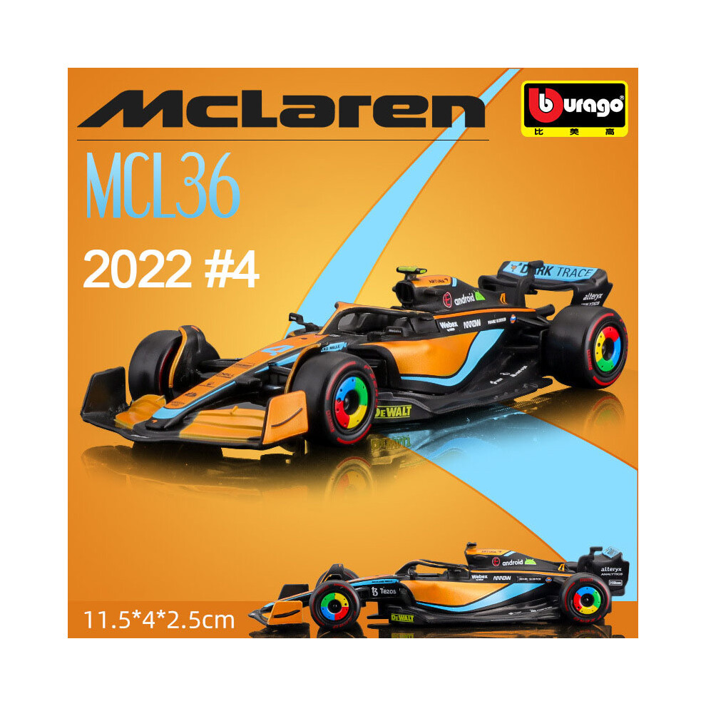 (2022 MCL36-4) 1:43 Mclaren MCL60 2023 F1Model Cars  #4 Lando Norris #81 Oscar Piastri