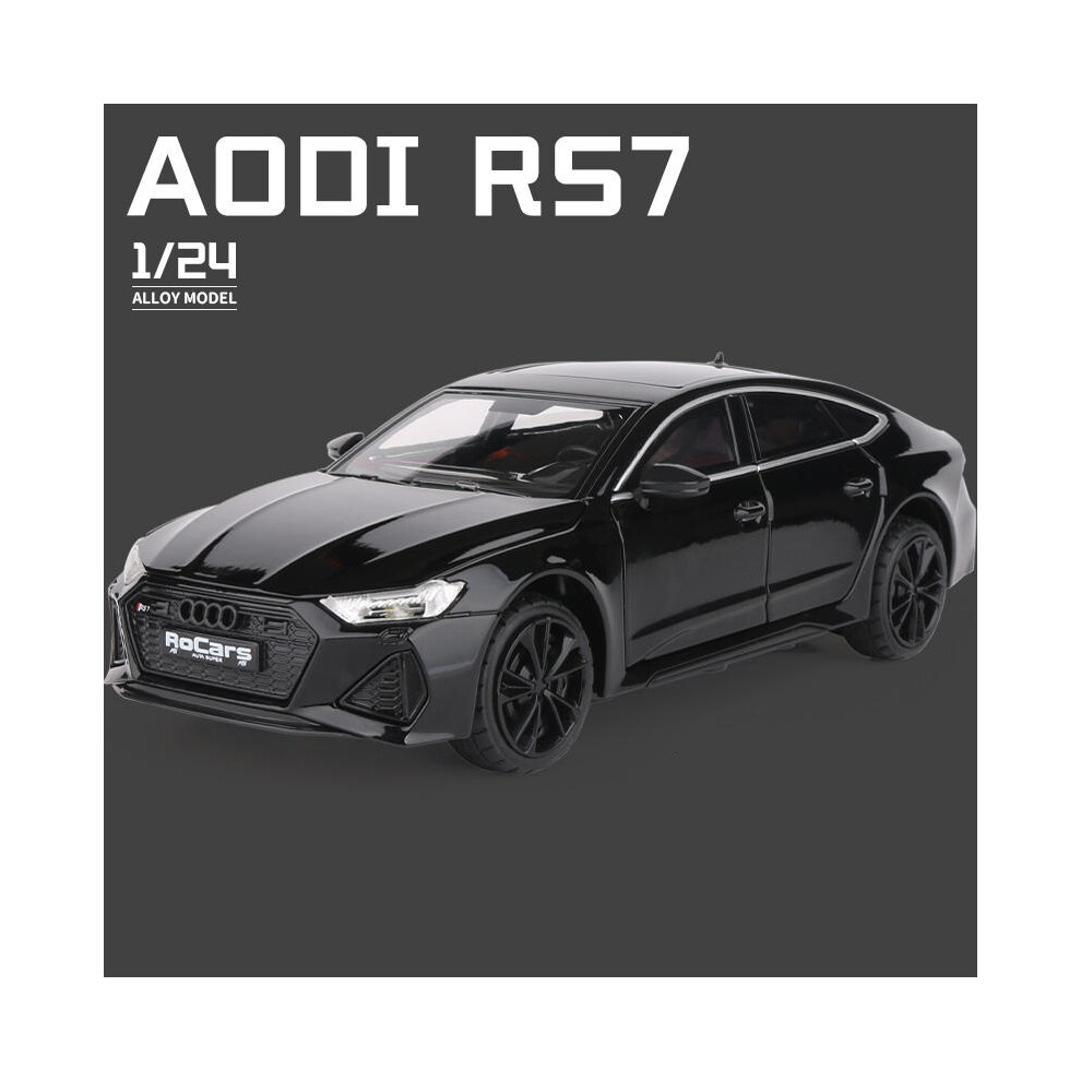 (Black) 1:24 AUDI RS7 Coupe Alloy Car Model Diecasts & Toy Vehicles Metal Car-image-OPC-PDZ669S-NEW