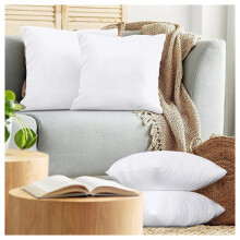 (20" x 20" (50cm x 50cm)  Pack of 4 Cushion Inner Pad) Cushion Inner Pads 2, 4, 6-Pack Scatter Cushions