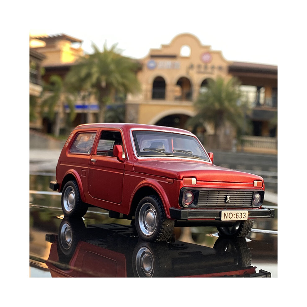 (Red) 1:32 LADA NIVA Classic Car Alloy Car Diecasts & Toy Vehicles Metal Toy-image-OPC-PDZ67VM-NEW