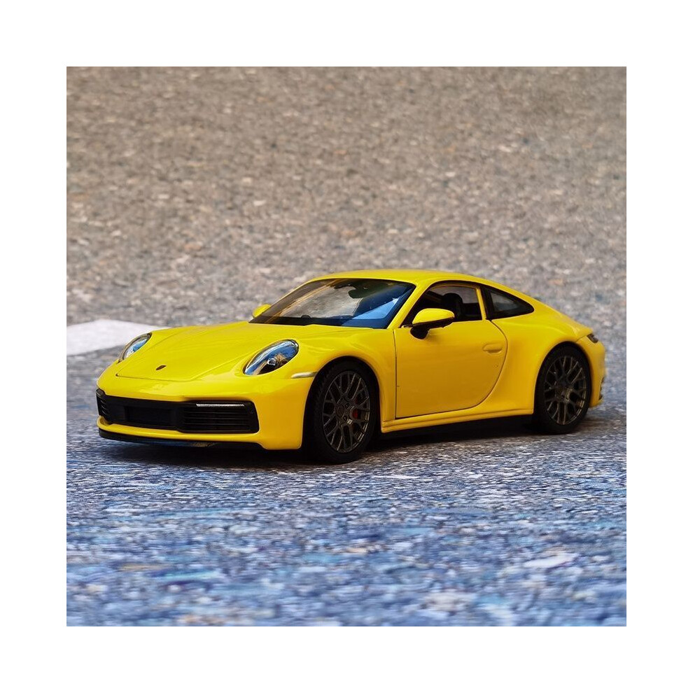 (Yellow) 1:24 Porsche 911 Carrera 4S Coupe Alloy Sports Car Model Diecasts Metal-image-OPC-PDZ689H-NEW