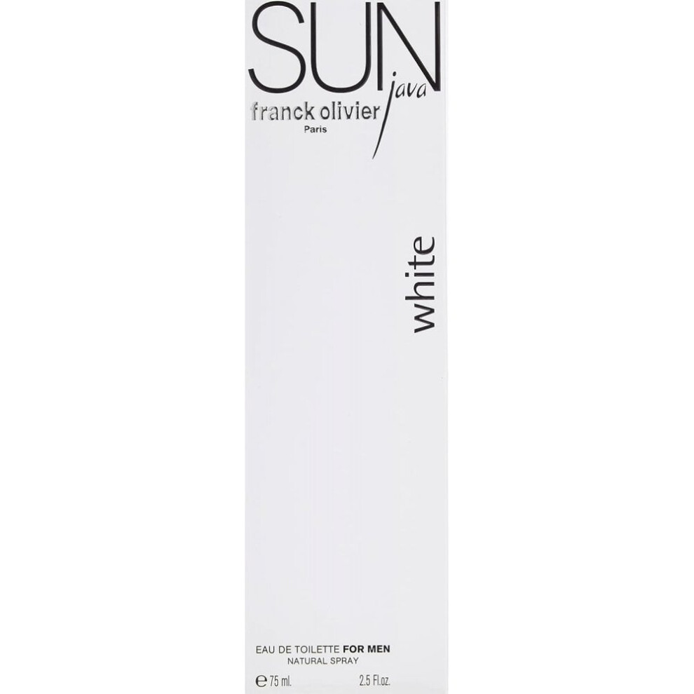 Photos - Women's Fragrance Franck Olivier Sun Java White Men 75ml EDT 