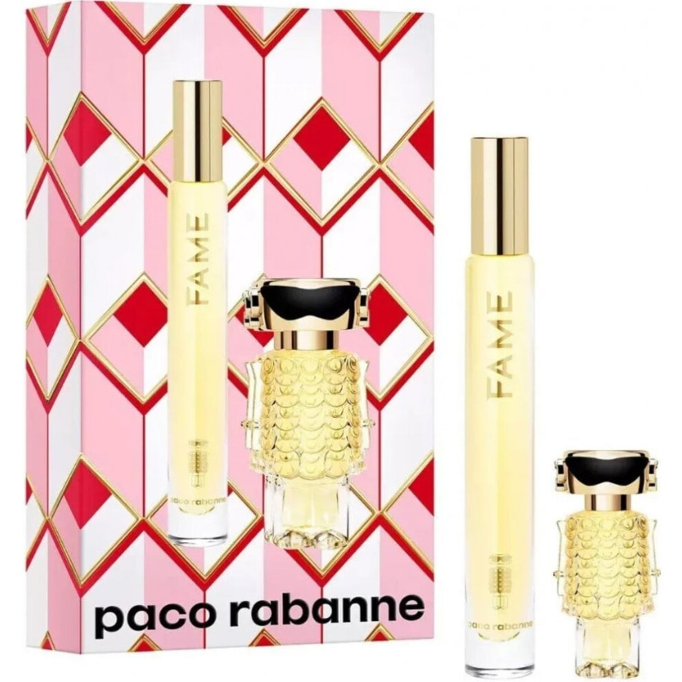 Paco Rabanne Fame EDP 2 Pc Mini Travel /Gift Set  4ml & 10ml