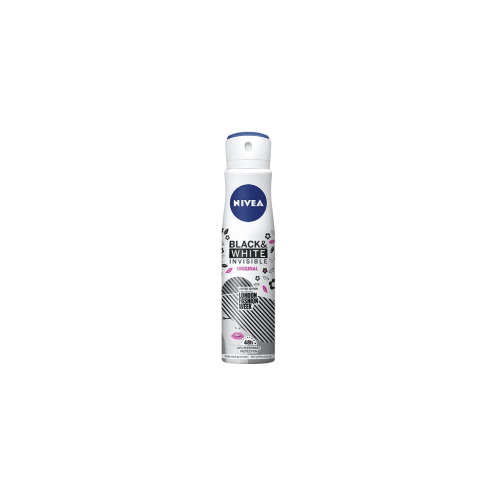 Nivea Invisible For Black And White Clear Spray 200ml