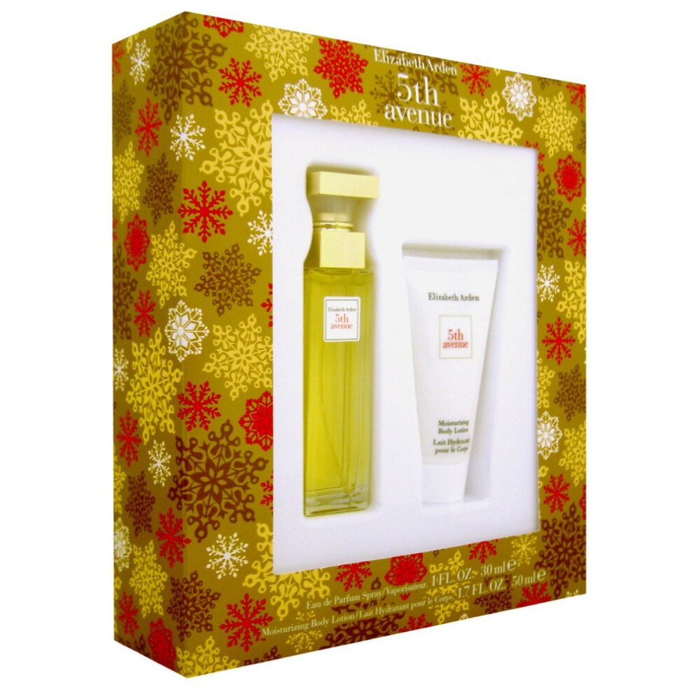 Elizabeth Arden 5Th Avenue Gift Set 30ml EDP Spray + 50ml Body Lotion