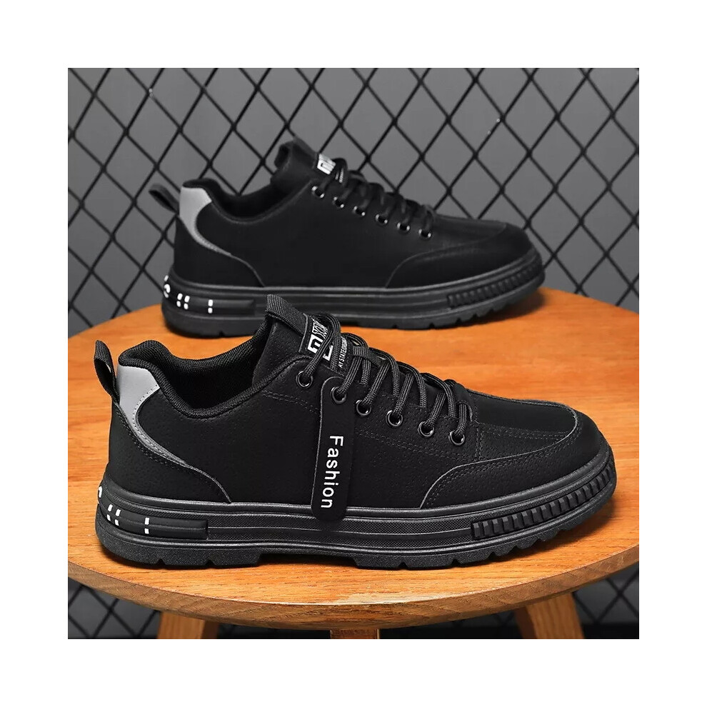 (Black, UK 7 / Tag 41) MENS WOMENS RUNNING SNEAKERS TRAINERS GYM LIGHTWEIGHT WALKING SPORTS SHOES SIZE