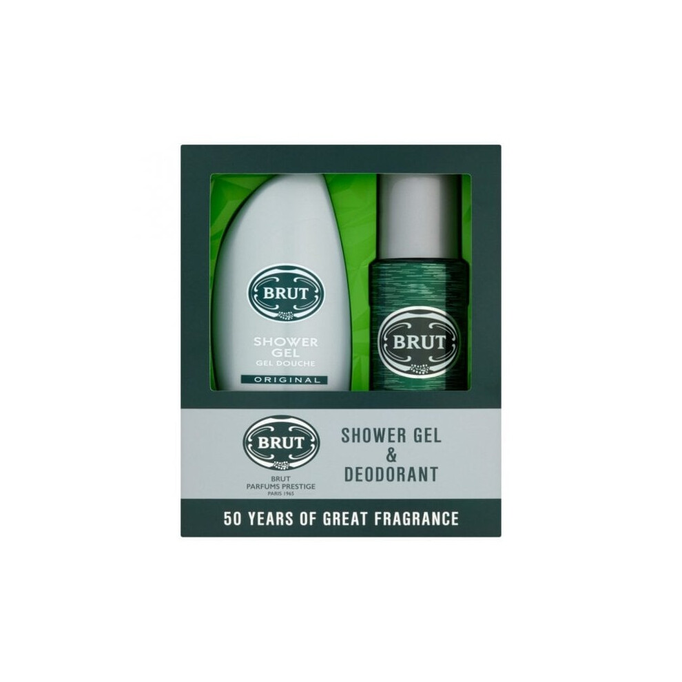 Faberge Brut 200Ml Deodorant Spray / 250Ml Shower Gel