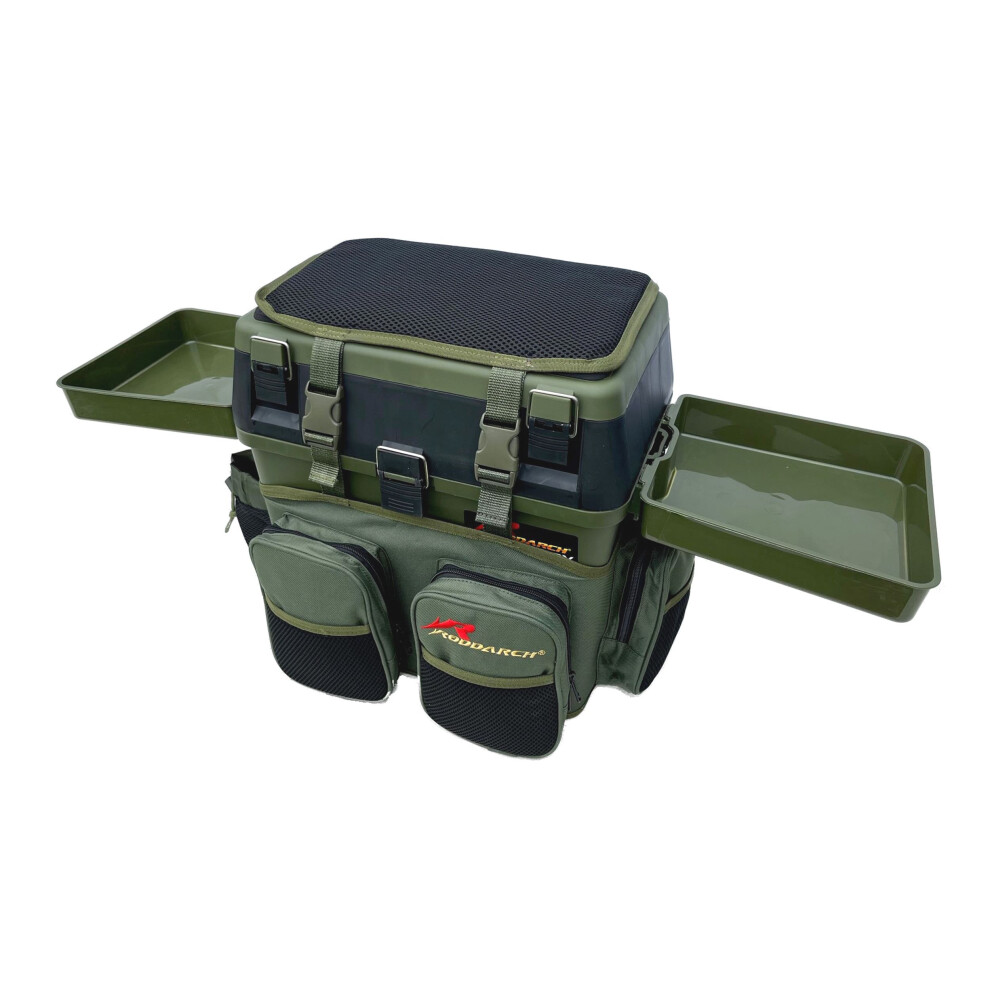 (2 Sidetrays and Backpack) Seat Box with Side Trays