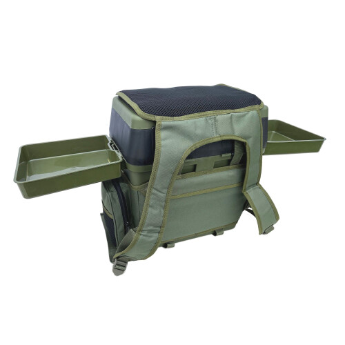 (2 Sidetrays and Backpack) Seat Box with Side Trays 1