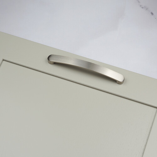 Brushed Nickel Kitchen Cabinet Handle 160mm 1
