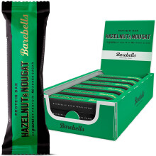 Barebells Protein Bars | 20g protein low carb chocolate bars | after workout low calorie snacks 12 x 55g (Hazelnut & Nougat)