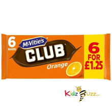Mcvities Milk Chocolate Crunchy Orange Biscuit 132g (Pack of 6)