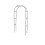 2.4M Metal Frame Garden Arch - Black 1