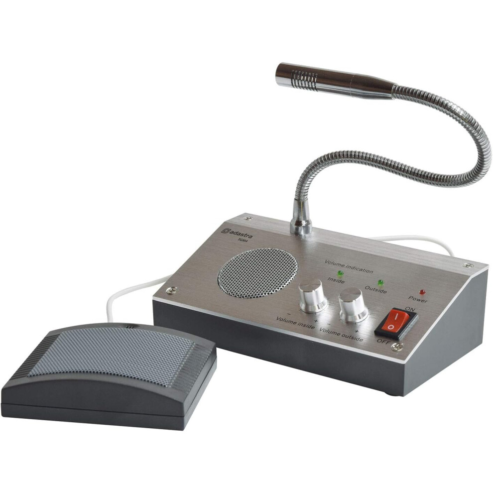 Talk/Speak Through Glass Security Intercom System Window Microphone Speaker 5015972217689