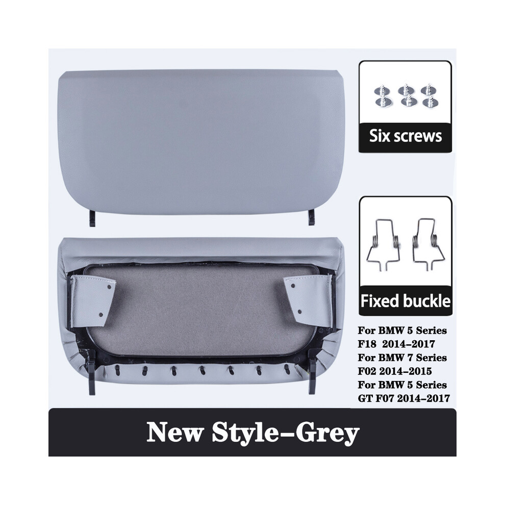 (New Style-Gray) Car Seat Back Panel Cover  ABS Cap Storage Pocket Replacement-image-OPC-PDZ7JQS-NEW
