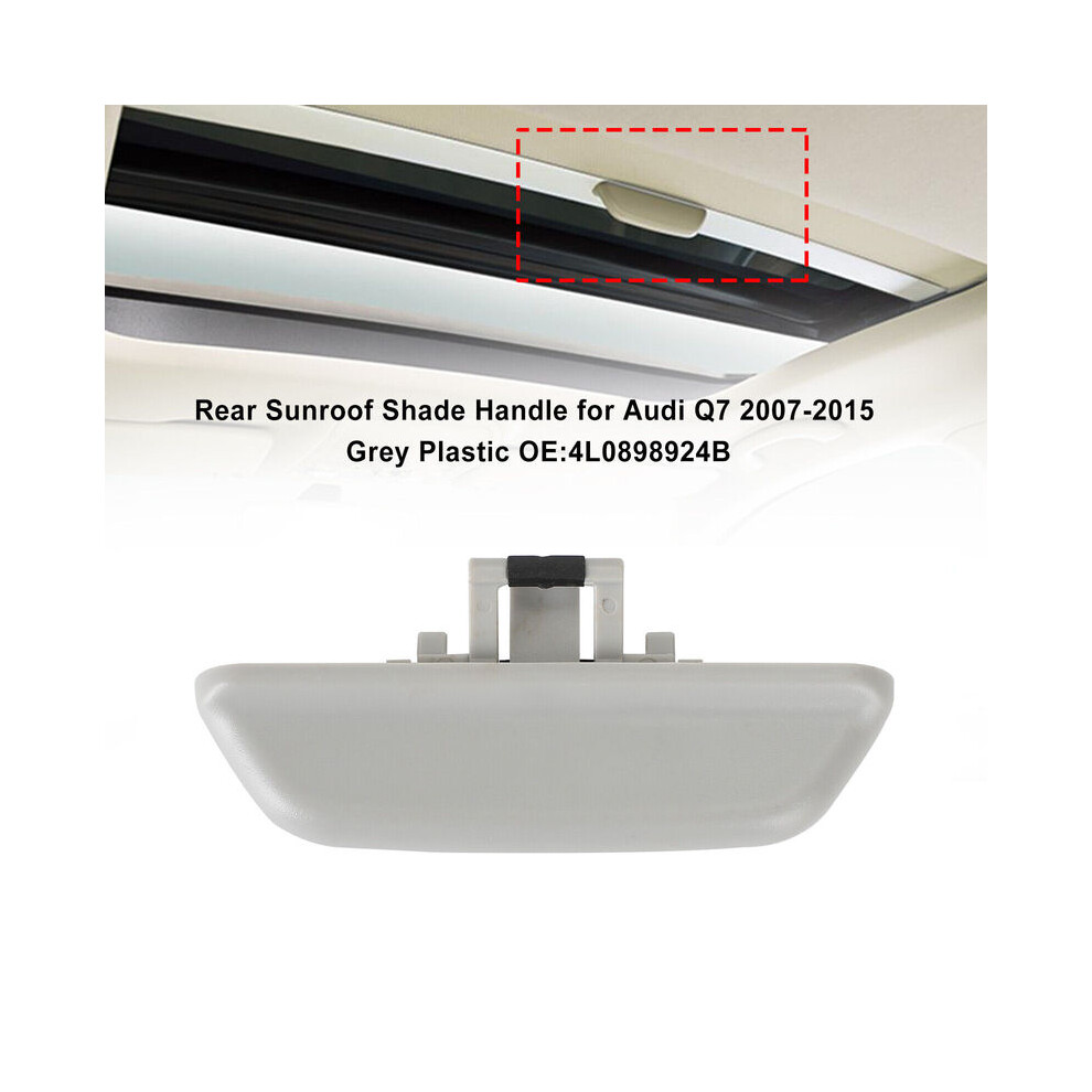 1pc Rear Sunroof Shade Handle Switch Grey 4l0898924b Plastic For Audi-image-OPC-PDZ7TJW-NEW