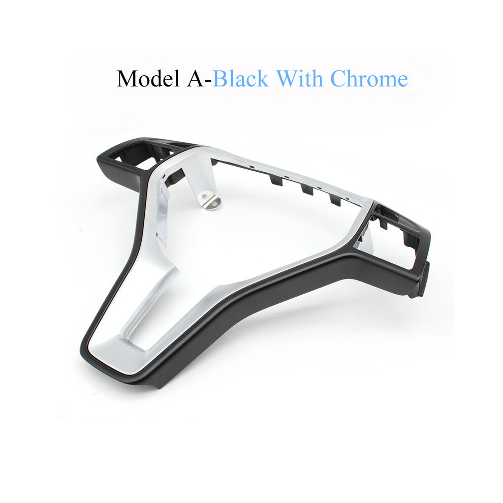 (Model A) Car Steering Wheel Chrome Cover Carbon Fiber Trim Replacement For Mercedes-image-OPC-PDZ7VSP-NEW