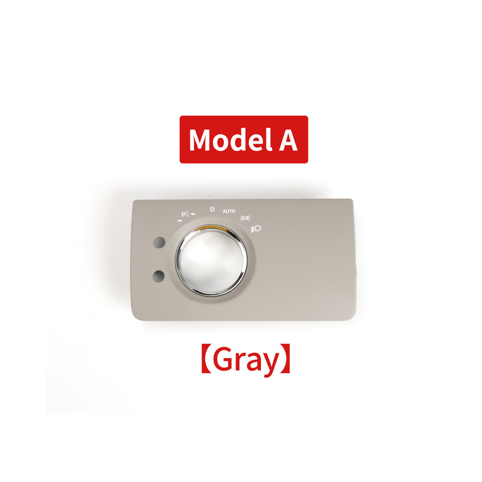 (Model A Gray) Car Interior Accessories Front Headlight Switch Button Panel Trim Cover-image-OPC-PDZ7VZZ-NEW