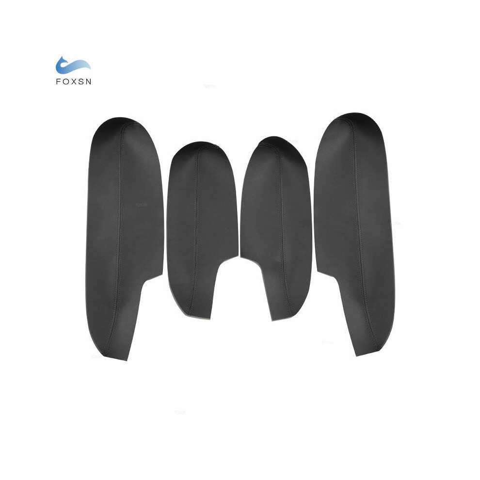 (Black) For Hyundai Veracruz 4pcs Microfiber Leather Interior Door Armrest Panel-image-OPC-PDZ7W2X-NEW