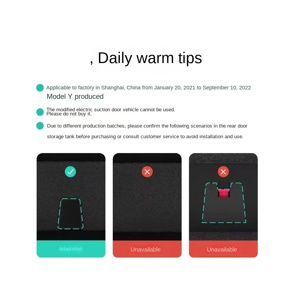 (Precautions) Tesla Model Y Special Rear Door Physical Emergency Unlocking Door Decoration-image-OPC-PDZ7X6R-NEW