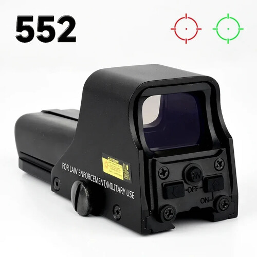 Red/green dot dual mode holographic sighter, suitable for 20mm track