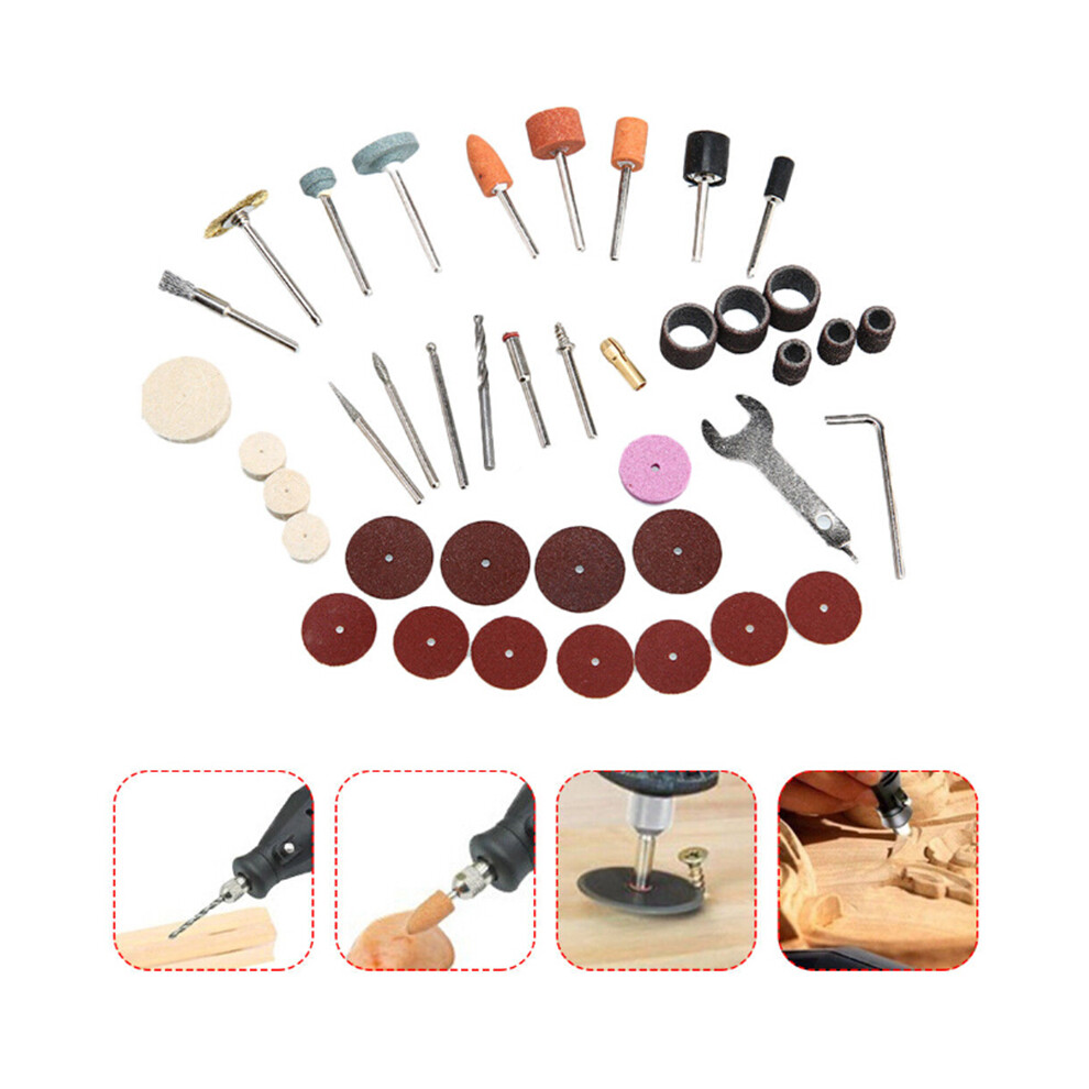 40pcs Grinding Polishing Power Tool Accessories For Cordless Mini Grinder Electric Drill Rotary Tool For Bosch Dewalt Makita.