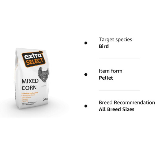 Extra Select Mixed Corn Poultry Feed, 20 kg UK Best 1