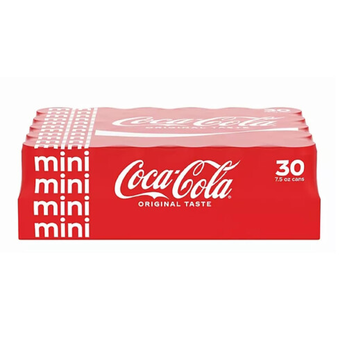 Coca Cola Coca-Cola Mini Cans 7.5 fl. oz., 30 pk.