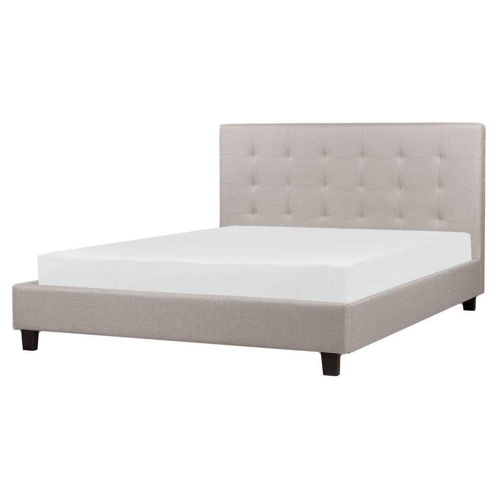 Bed Fabric LA ROCHELLE 160 x 200 cm (EU King Size) Light Grey