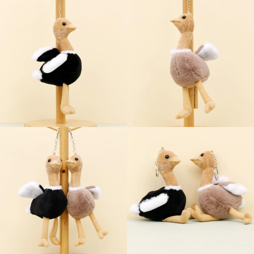 Realistic Cute Ostrich Plush Keychain 20cm Soft Short Plush Animal Souvenir on OnBuy